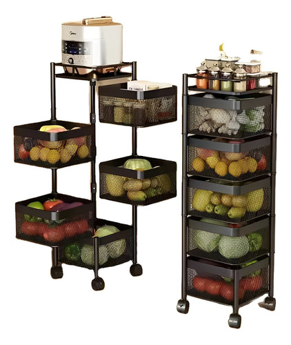 Rack Organizador Para Almacenamiento De Cocina 5 Estantes