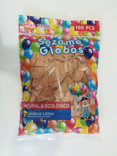 Globos Sezame R12 Colores Surtidos X100 Unidades