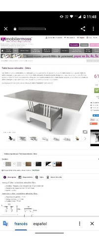 Imagen 6 de 7 de Mesa Extensible Comedor 180cm X 90cm