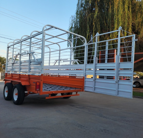 Acoplado Jaula 3.5 Mts Carro Vaquero Desmontable Caballos