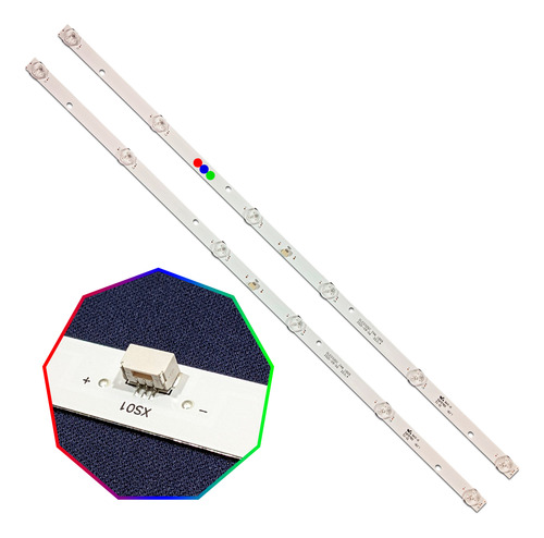 Kit Leds Sharp Lc-32q5200u / Lc32q5200u - Aluminio, Nuevo