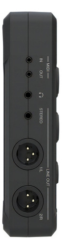 Interfaz Midi Irig Pro Quattro I/O Live en color negro