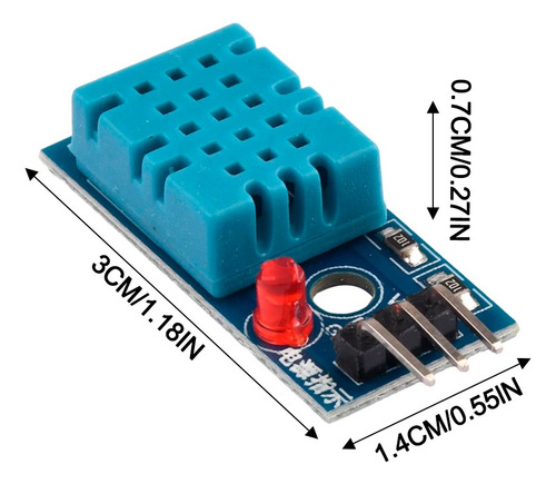 Sensor Temperatura Humedad Dht11 C/jumpers Para Arduino Pic