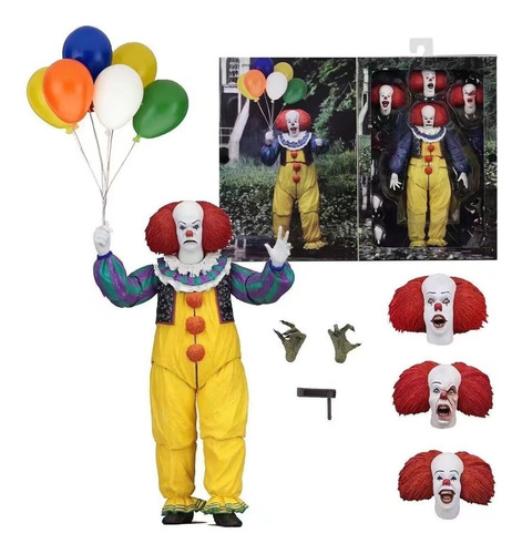 Neca Stephen King's It Pennywise Clown Ultimate 1990 Figura