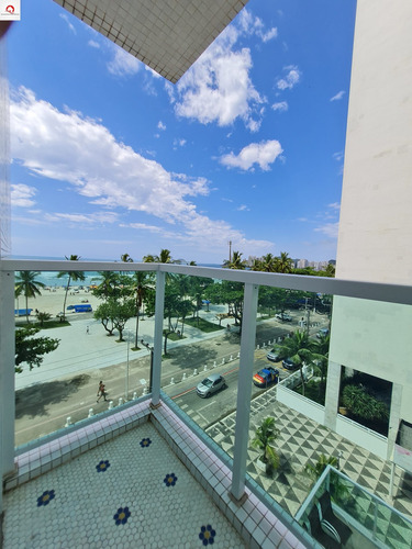 Imagem 13 de 17 de Apartamento À Venda Na Praia Das Pitangueiras, Guarujá, Frente Par Ao Mar, 3 Dormitórios (1 Suíte), Sala Para 3 Ambientes, 1 Vaga De Garagem - Ap05612 - 69007960