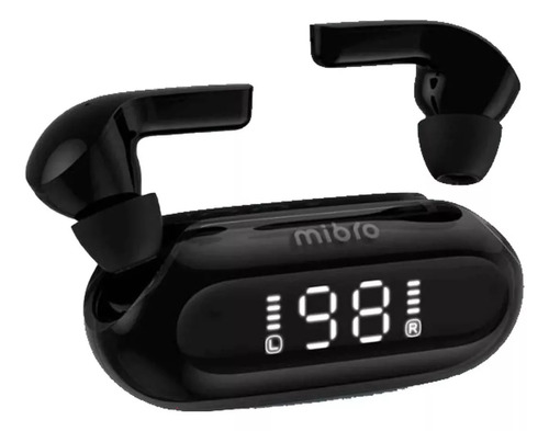 Fones de ouvido Bluetooth Mibro Earbuds 3 pretos - Avinari