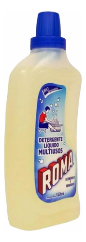 Pack 3x Detergente Líquido Biodegradable Roma Multiusos 1 L