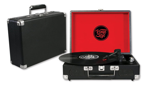 Vinyl Styl Groove Usb Portable 3 Speed Turntable (black)