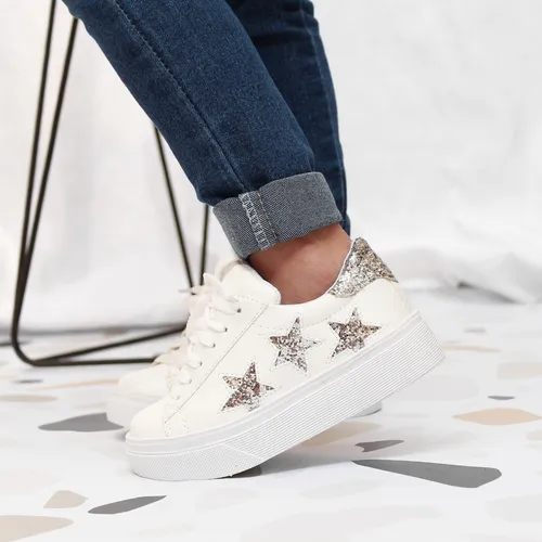 Zapatillas para online niñas con brillo
