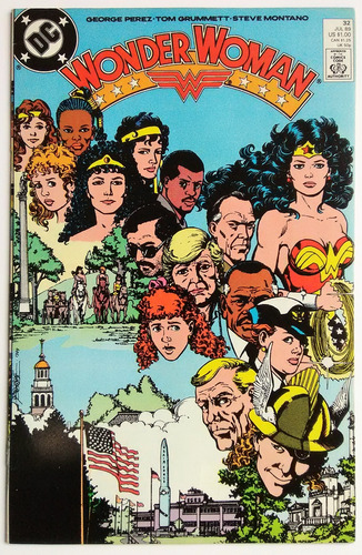 Wonder Woman 32 Dc Comics 1989 George Perez Tom Grummett 