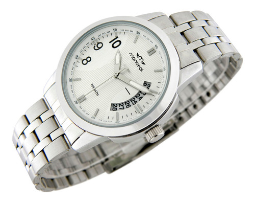 Reloj Montreal Hombre Ml277 Malla De Acero Envío Gratis