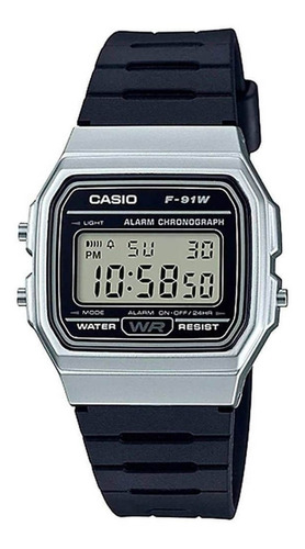 Relógio Casio Vintage Unisex F-91wm-7adf