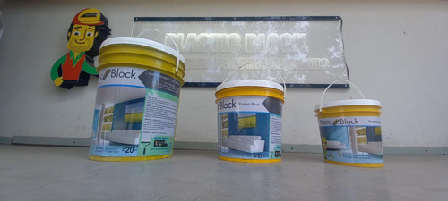Base Revestimiento Plastic Block 20lts Aqcua Aqcua