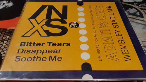 Inxs Bitter Tears Vinilo Maxi Limited Uk 1991 Leer Detalle