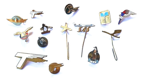 Prendedores Pin Aviacion Empresas Aereas (lote) - Coleccion (Usado)