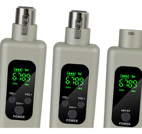 Juego De Adaptador De Micrófono Xlr Kit De De 1 Por 2 Gris