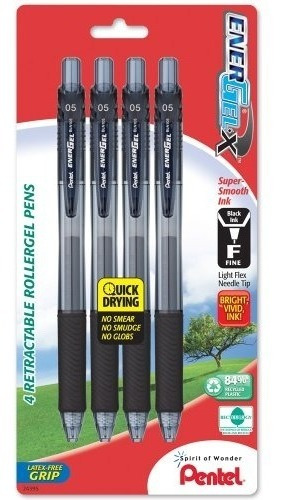 Pentel Energel X Retractable Liquid Gel Pen 0.5mm Fine