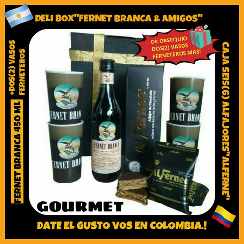 Novedad Gourmet !deli Box Fernet Branca - mL a $367