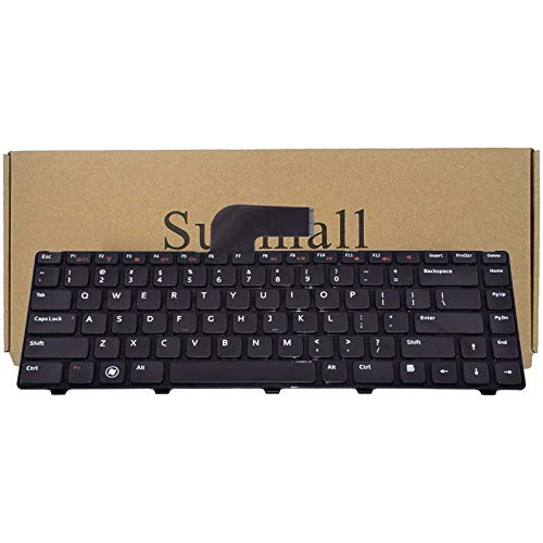 Reemplazo Sunmall Teclado Con El Marco Para Dell Inspiron 14