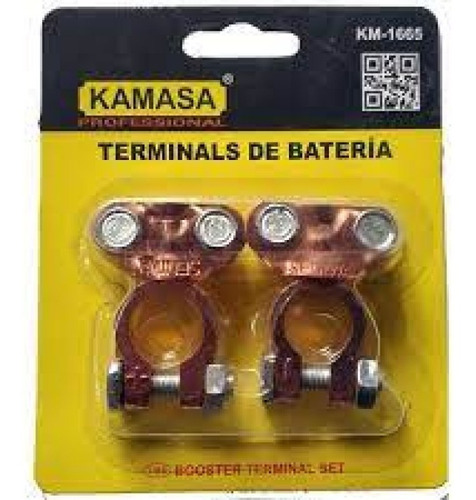 Bornes Terminales De Bateria Kamasa 2pcs