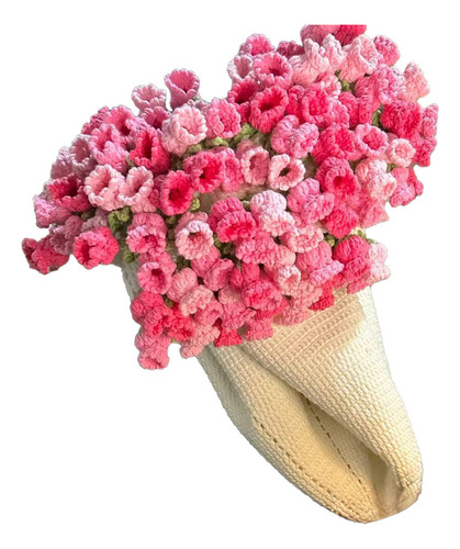 Manta De Ramo De Flores Crochet Suave Y Hecha Mano For Toda