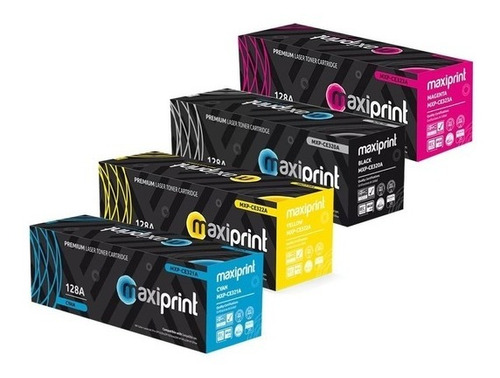 Combo Toner Maxiprint 125a/128a/131a/crg116/crg131 C,m,y,b