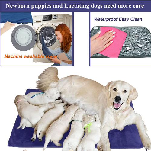 Almohadilla Térmica Para Perros Y Gatos Grandes Deoman, 34 X