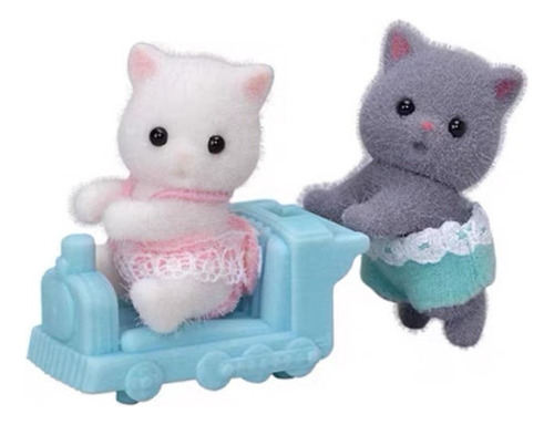 Los Nuevos Trillizos De Gatos Persas De Sylvanian Families B