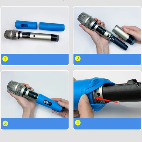 Funda Protectora Elástica Para Micrófono Inalámbrico Color H