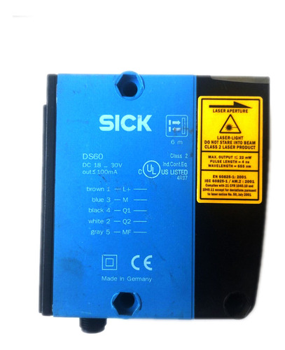 1pcs New Sick Sensor Ds60-p41211 1016691 Bbt