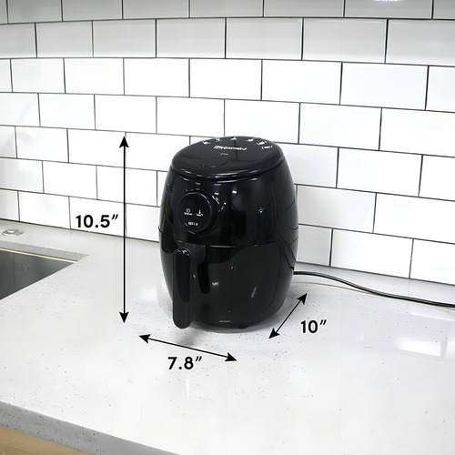 Freidora De Aire Elite Gourmet Air Fryer 2qt Elite