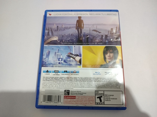 Mirrors Edge Catalyst Original Para Ps4 Físico (Usado)