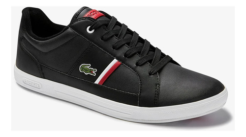 Zapatillas De Hombre De Cuero Lacoste Modelo Europa 0120 1