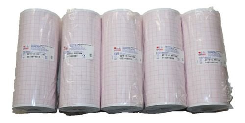 Rollo De Papel Termico Ecg 112mm X 25m Para Equipos; Btl 08