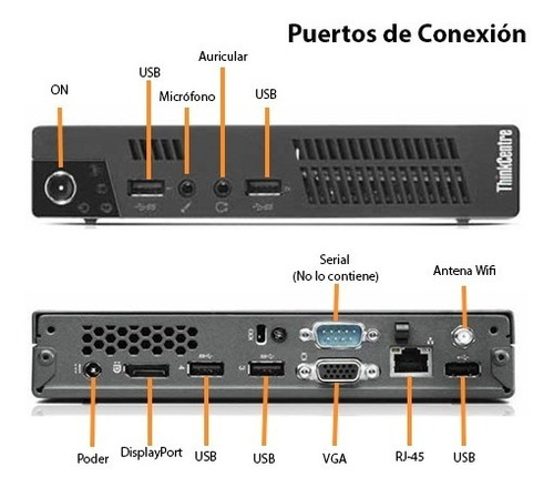 Imagen 2 de 4 de Cpu I3 Usada Computadora Pc Lenovo M72e 4gb 120ssd Orgm