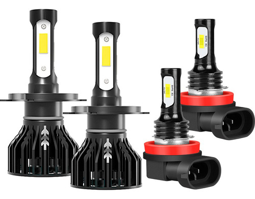 Kit De Focos Led H4 9003 H11 Para Ford Ecosport 2013-2017