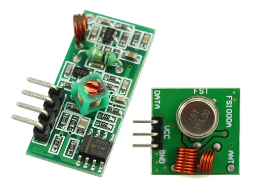 Modulo Rf Transmisor Y Receptor 315 Mhz Robotica Pic Arduino