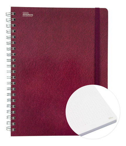 Cuaderno Printaform Profesional Ejecutiva 1pz Pd 100h Color Vino - Bullet