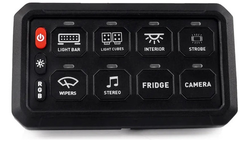 Panel Touch Premium Para 8 Switchs Botonera 