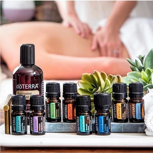 Kit Doterra Aromatouch Com 8 Óleos Essenciais 1 Óleo De Coco