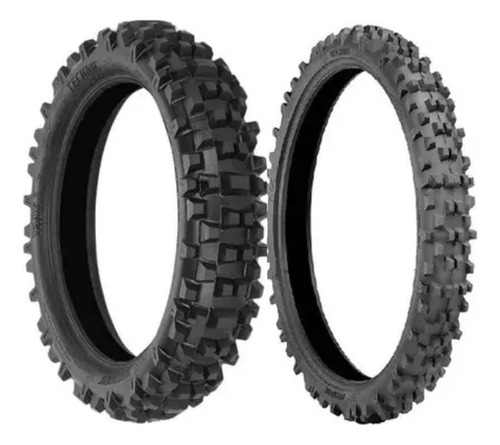 Par Pneu 80/100-21+100/100-18 Txc Cross Crf230 C/c Technic