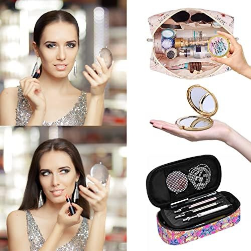 Lonnaone Espejo Compacto Para Mujer, Mini Espejo De Maquilla