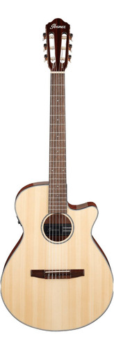 Guitarra Electroacústica Ibanez AEG50N para diestros natural high gloss laurel brillante
