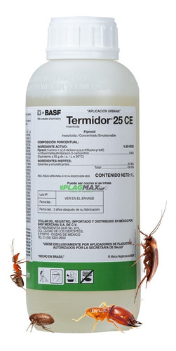 Termidor 25 Ce 1 Lt Insecticida Termitas Fipronil Basf