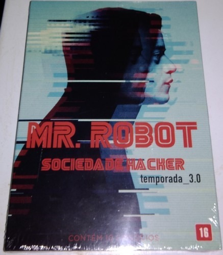 Box Mr. Robot - 3ª Temp. (3 Dvds) C/luva - Novo