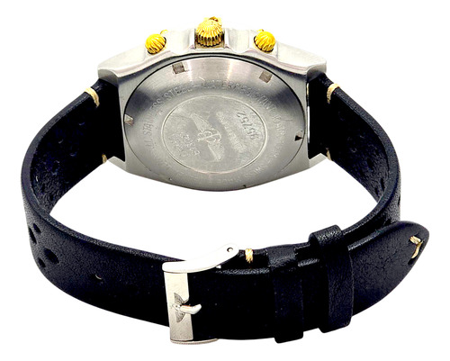 Relógio Breitling Chronomat Chronocockpit Preto Aço E Ouro Aço (Usado)