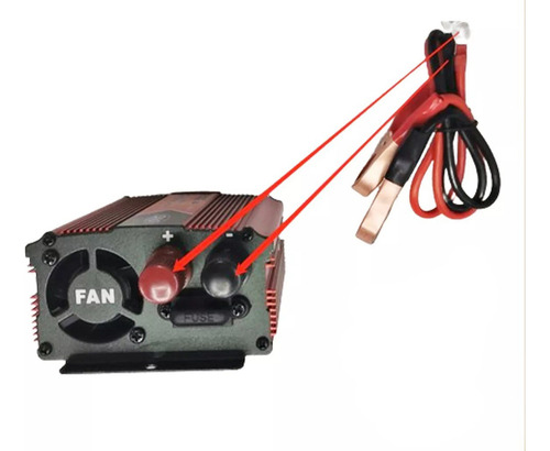 Inversor De Corriente Del Coche 1000w 12v A 110v Convertidor