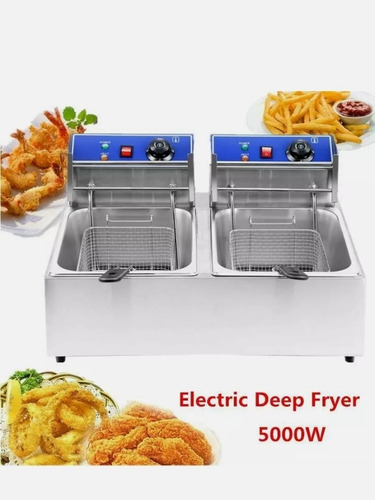 Freidora De Papas Eléctrica Nueva Acero