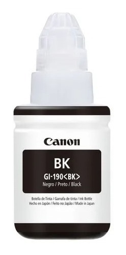 Tinta Canon Gl-190 Negra G2100 G3100 G4100 G3110 G3102 G4102