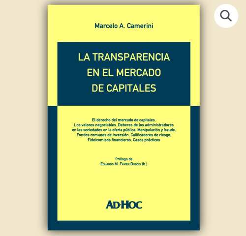 La Transparencia En El Mercado De Capitales - Camerini